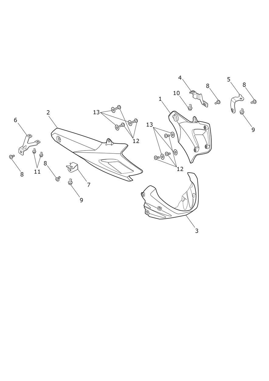 Bellypan exploded diagram