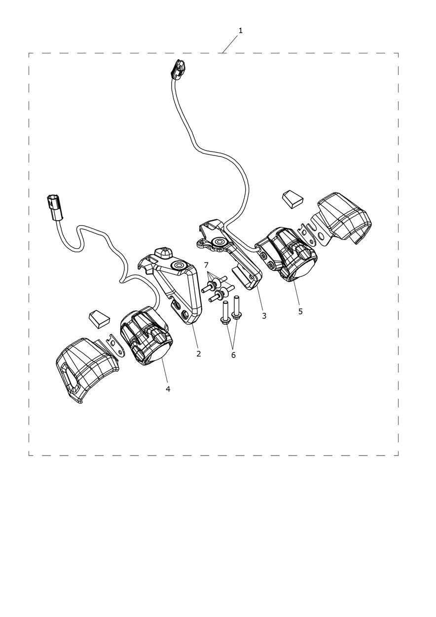 Fog Lamp Kit exploded diagram