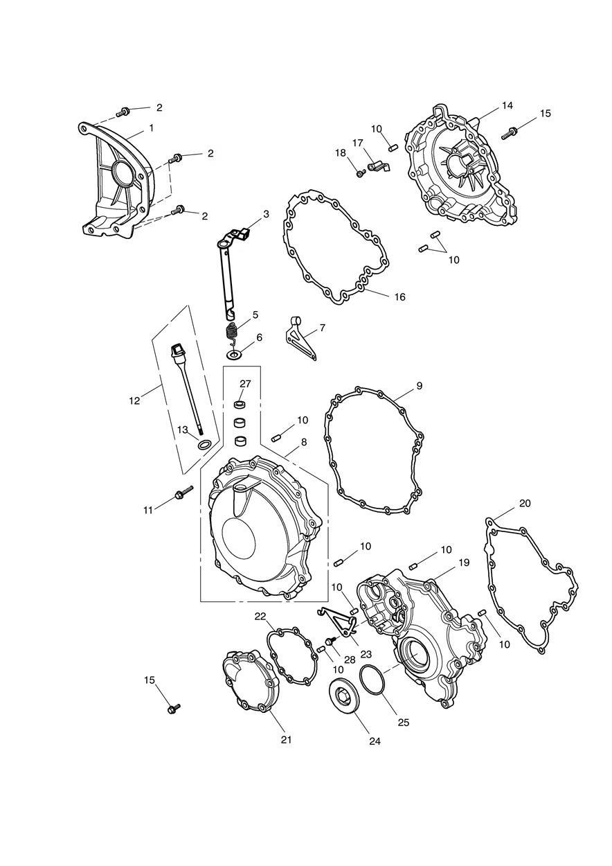 Engine Covers exploded diagram