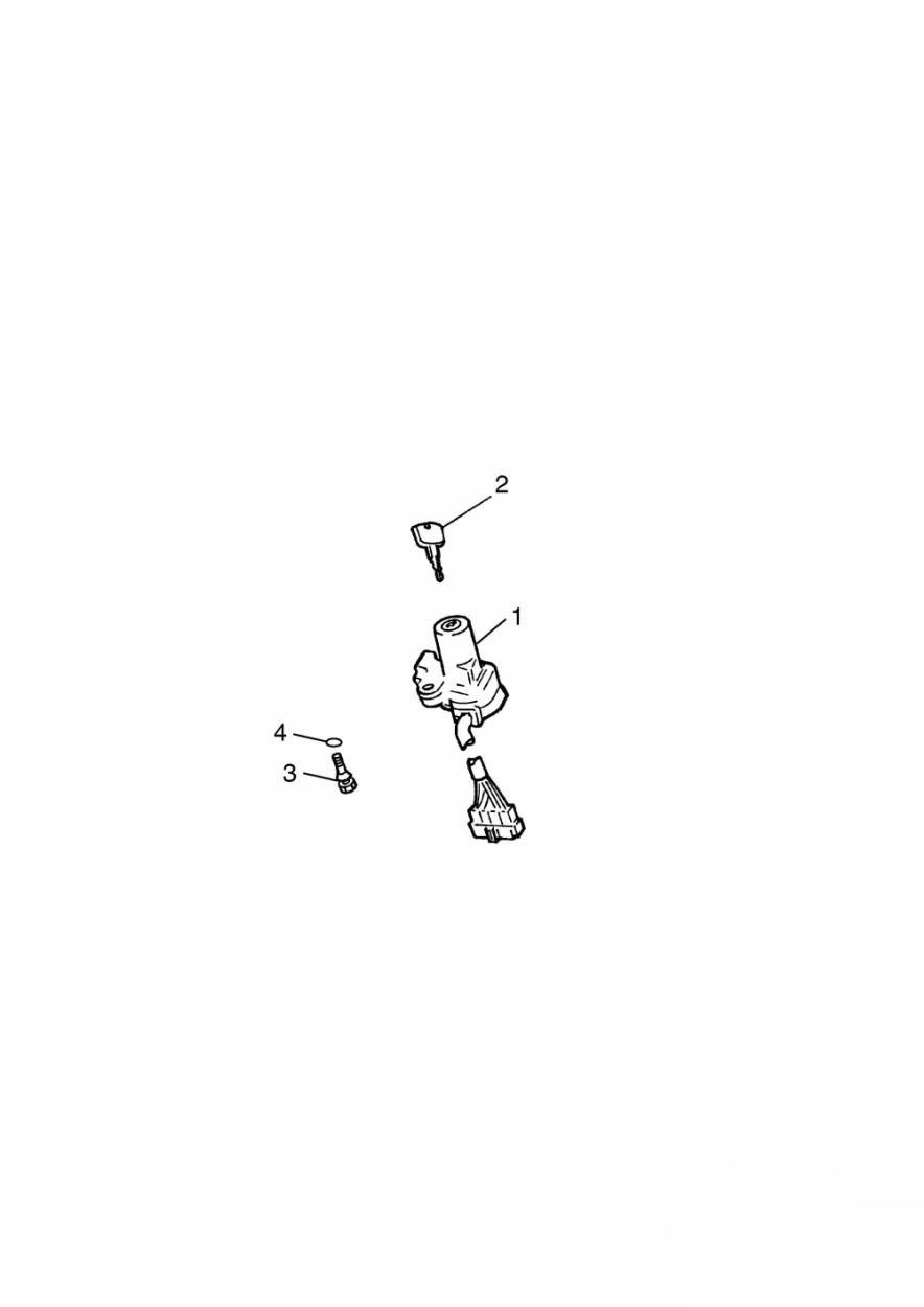 Ignition Switch exploded diagram