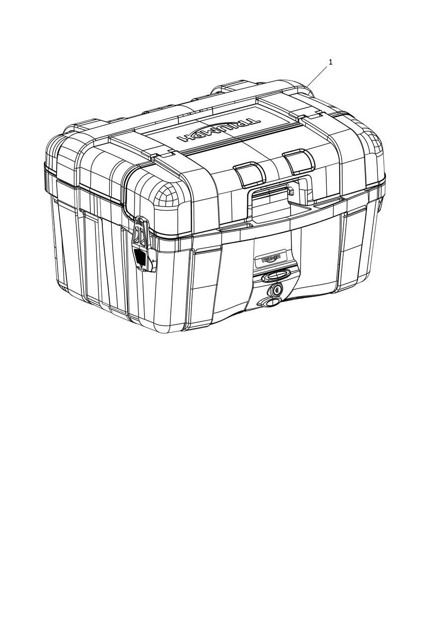 Top Box, 46L exploded diagram