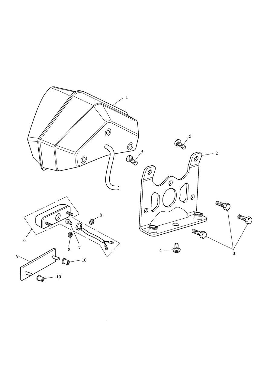 Rear Light exploded diagram