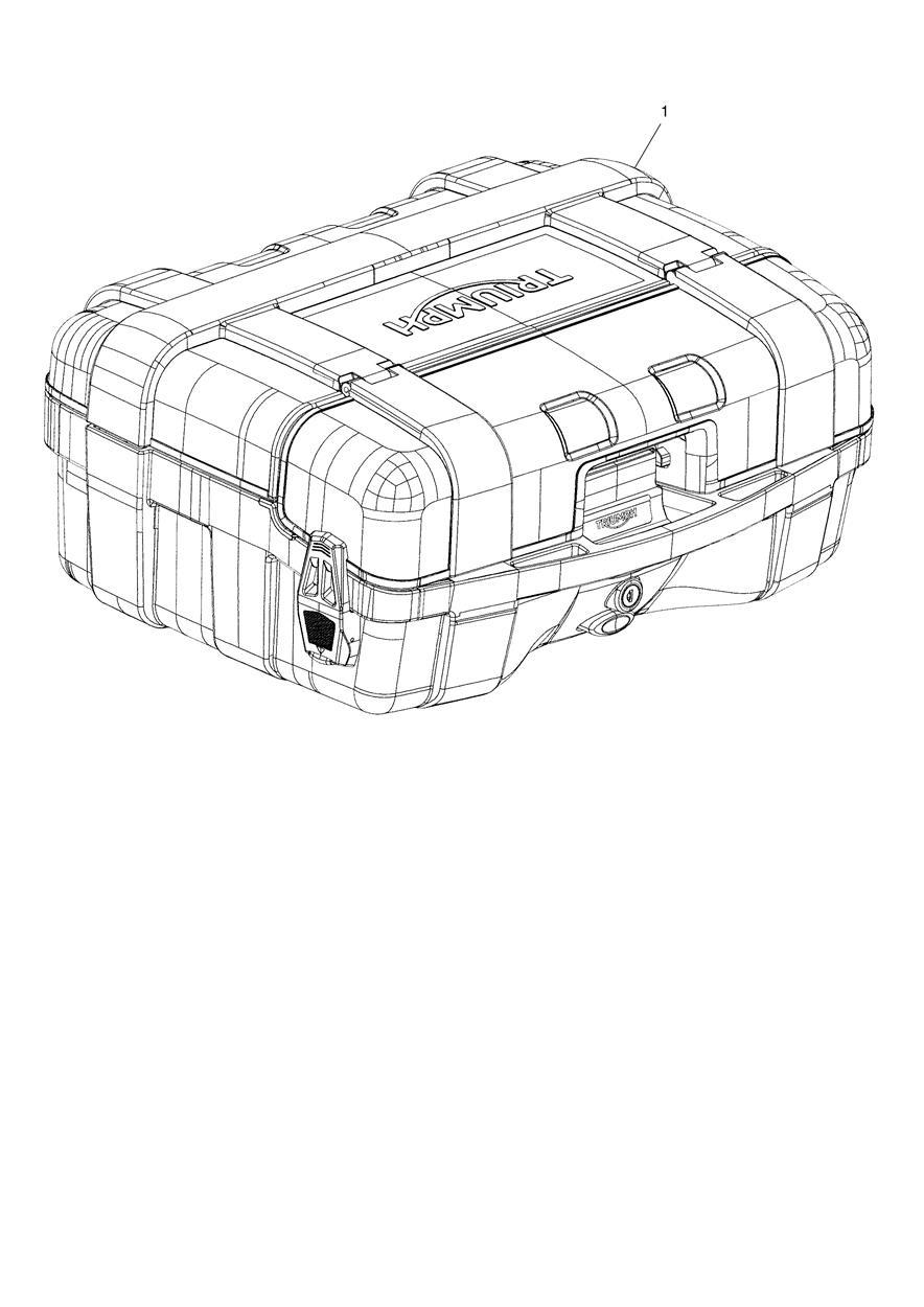 Top Box, 33L exploded diagram