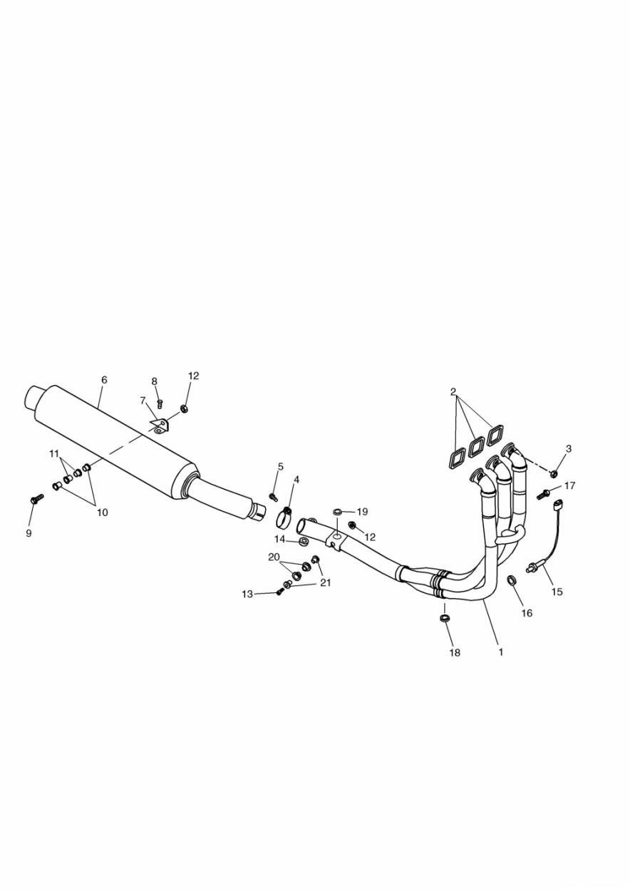 Exhaust System exploded diagram