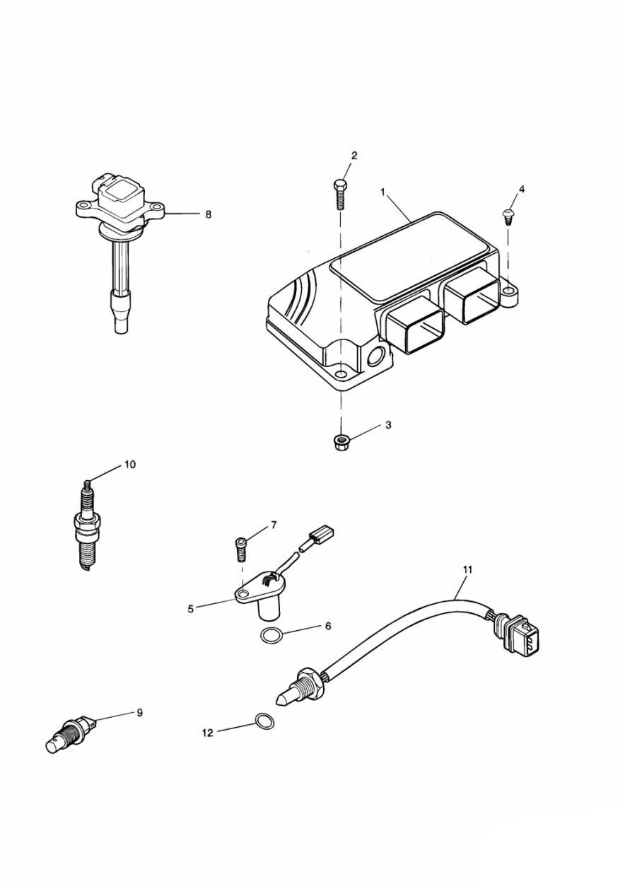 Engine Management System exploded diagram