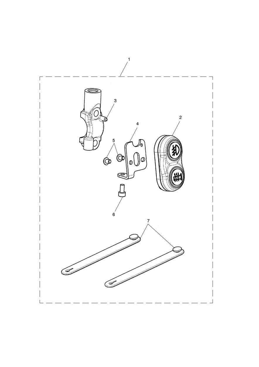 Auxiliary Switchcube Kit exploded diagram