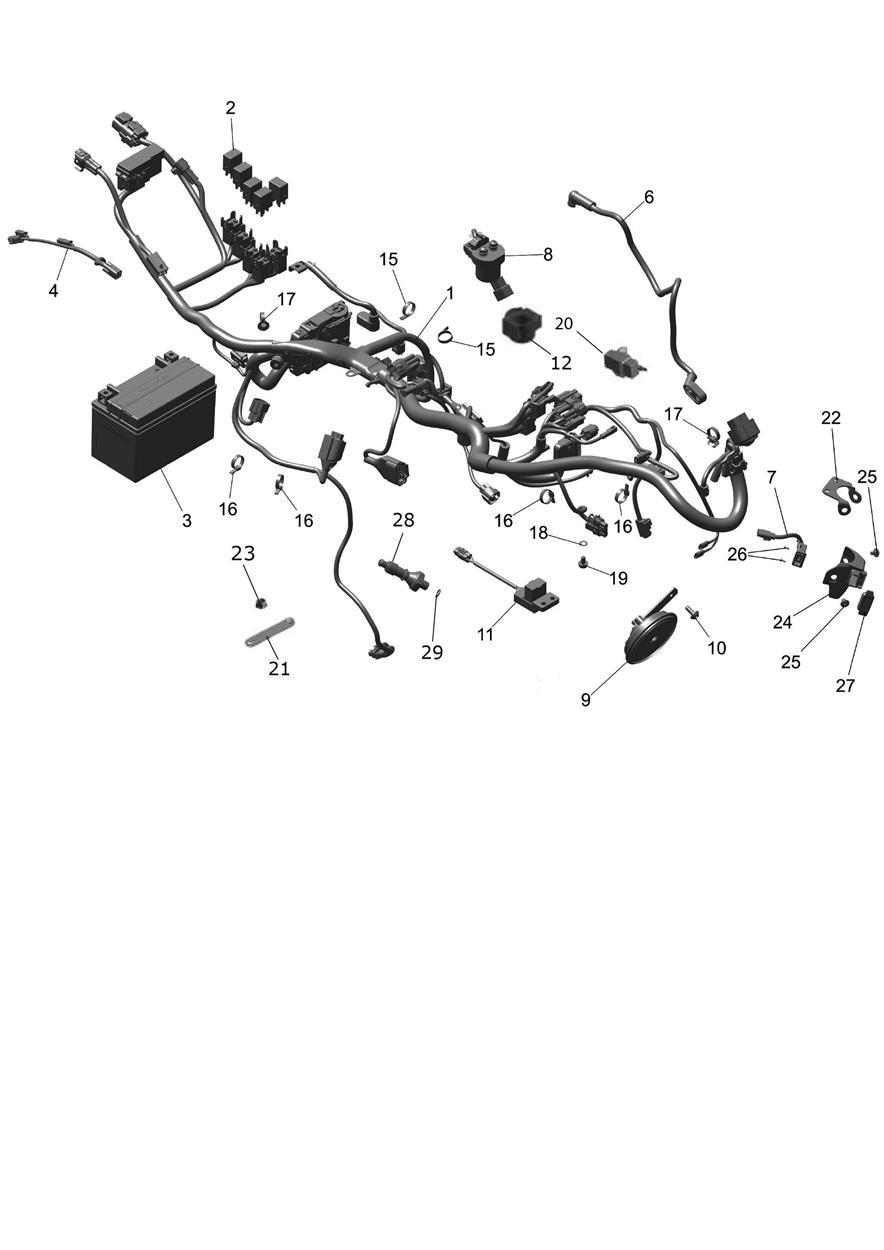 Harness exploded diagram