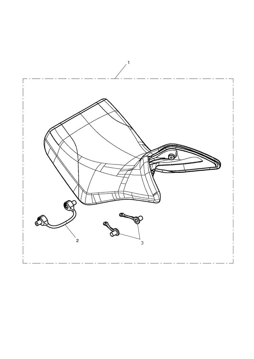 Seat, Low, Comfort, Rider exploded diagram