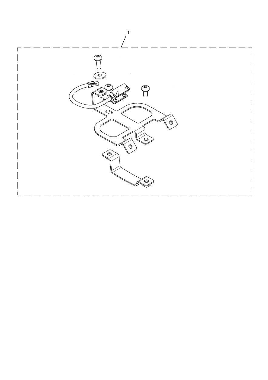 Alarm Mounting Kit exploded diagram