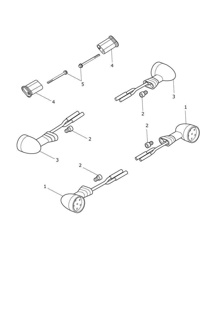 Indicators exploded diagram