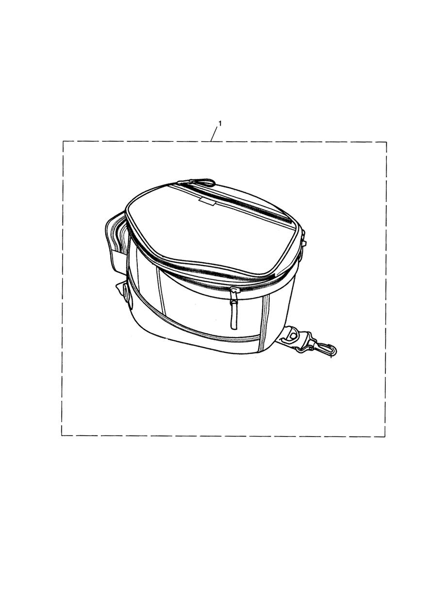 Tank Bag Kit exploded diagram