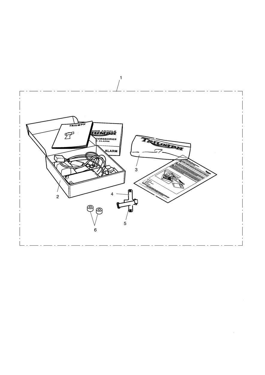 Alarm Kit, Type S, S4 exploded diagram
