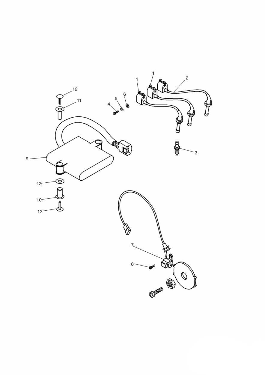Ignition System exploded diagram