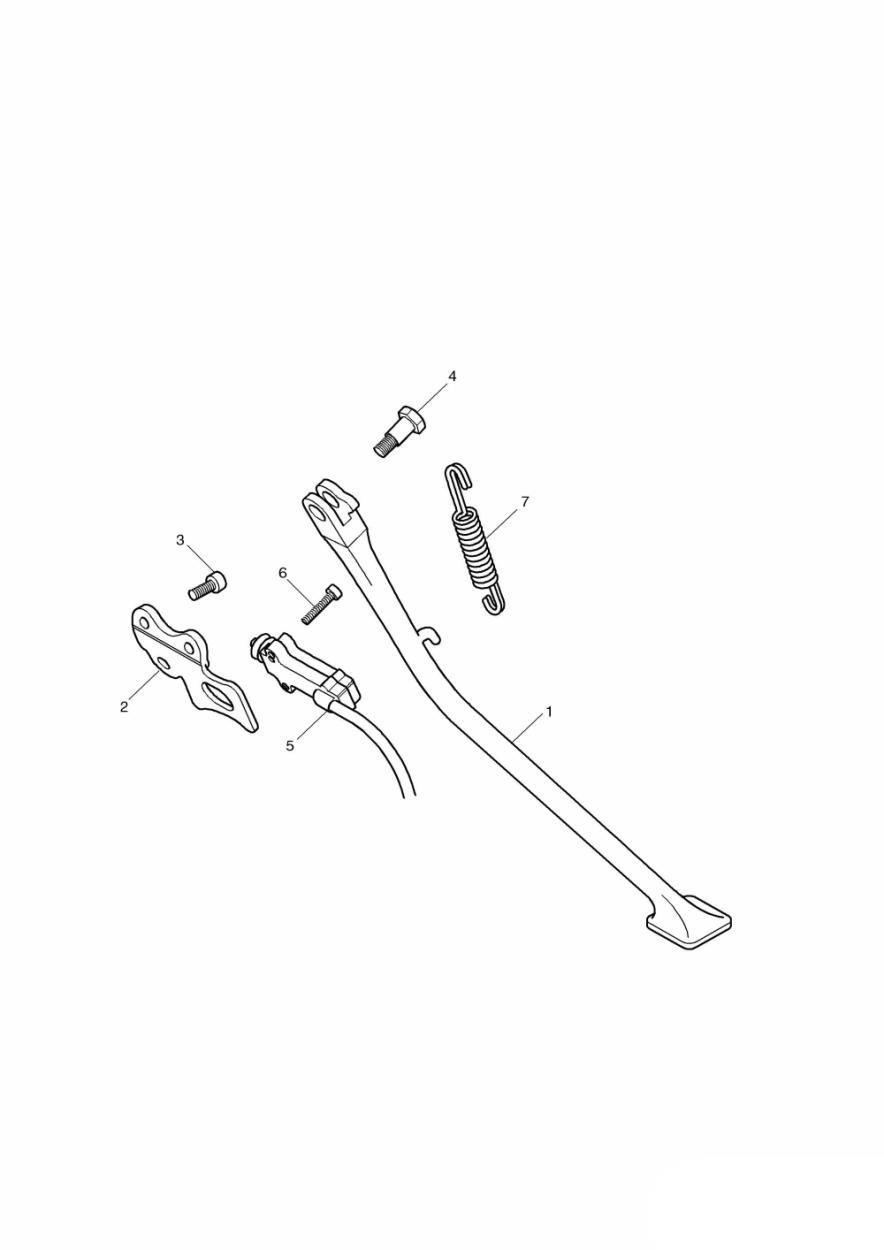 Side Stand exploded diagram