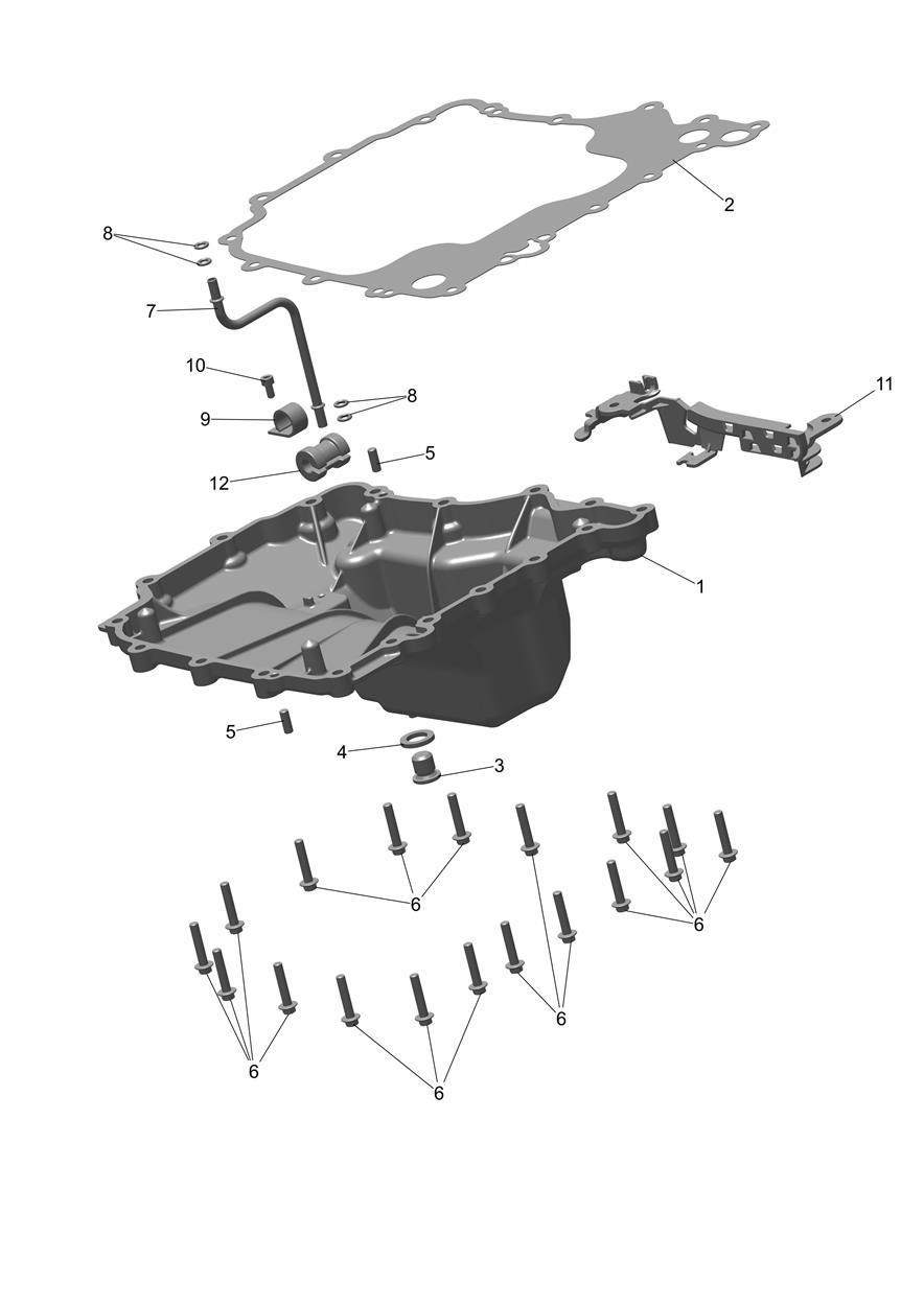Sump exploded diagram