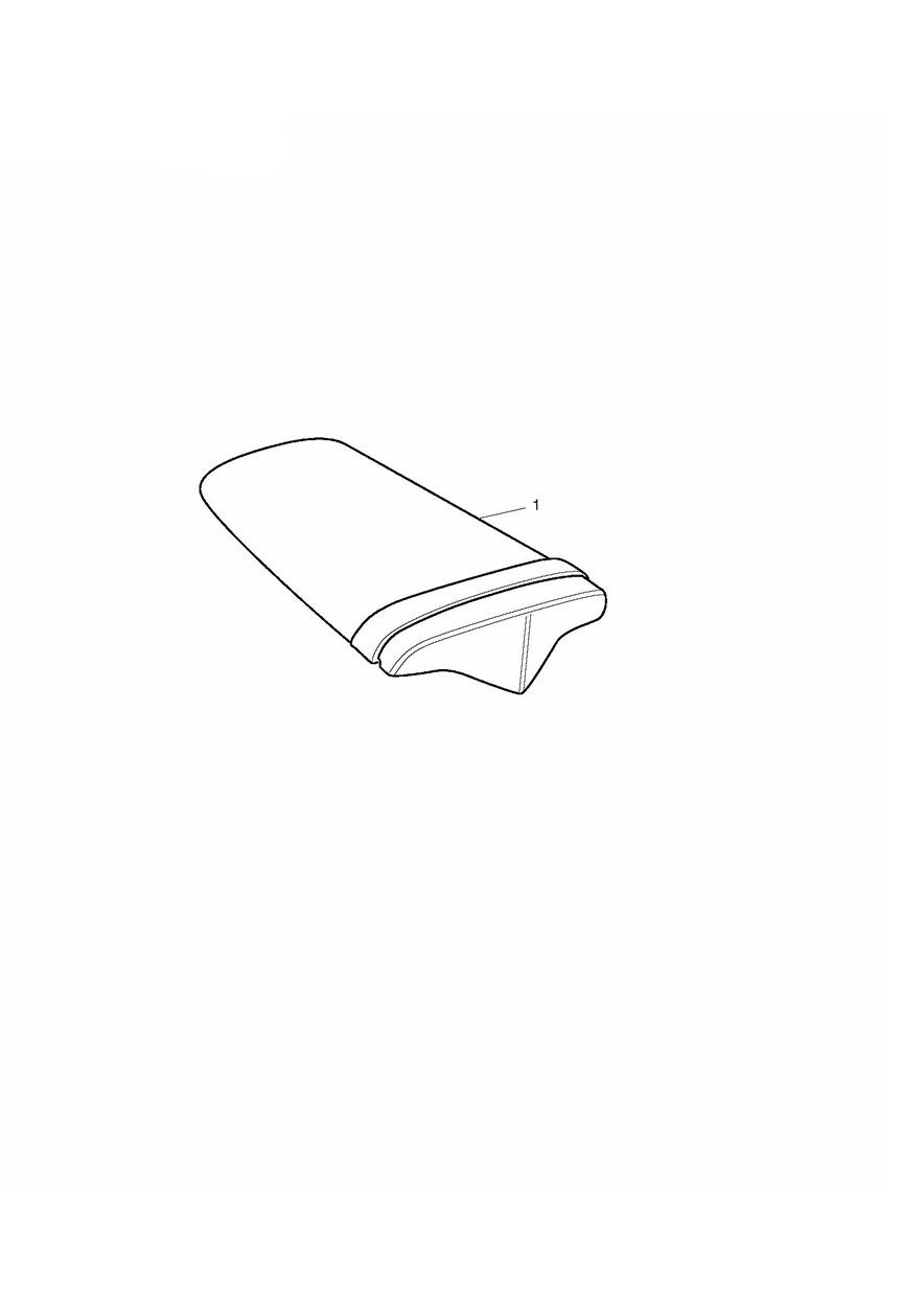Gel Seat, Pillion exploded diagram