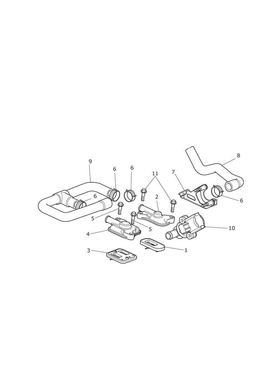 Emissions Control exploded diagram