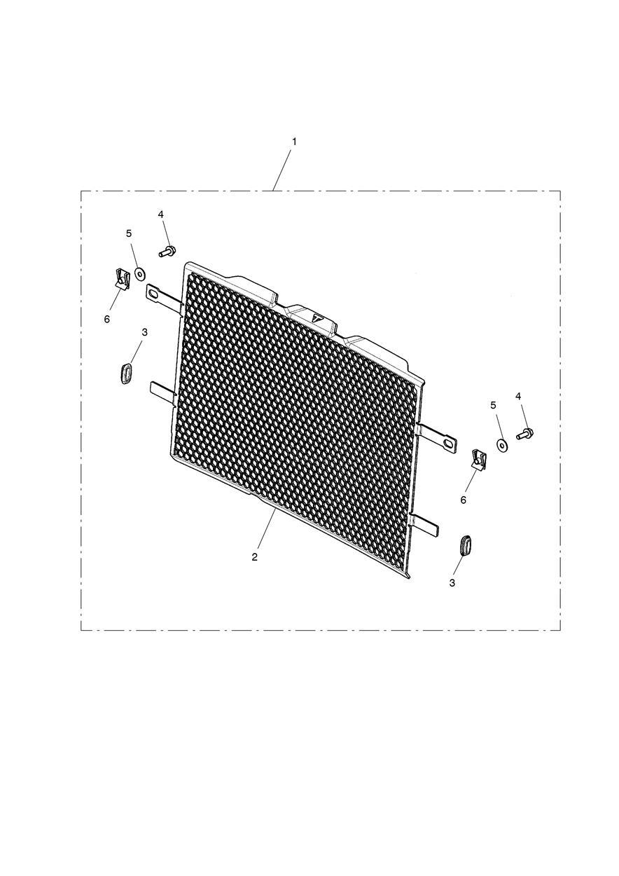 Radiator Guard Kit (Aluminium) exploded diagram