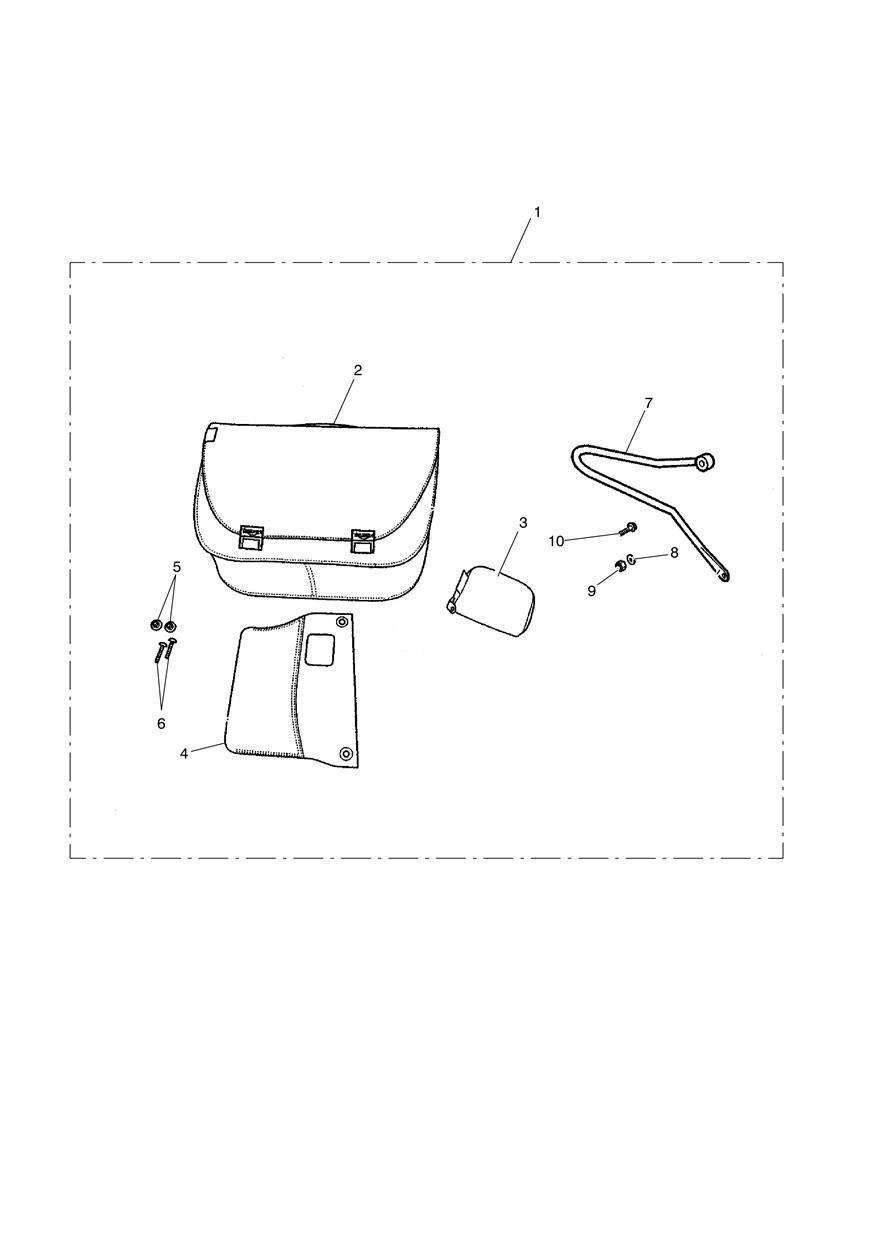 City Bag Kit, LH exploded diagram