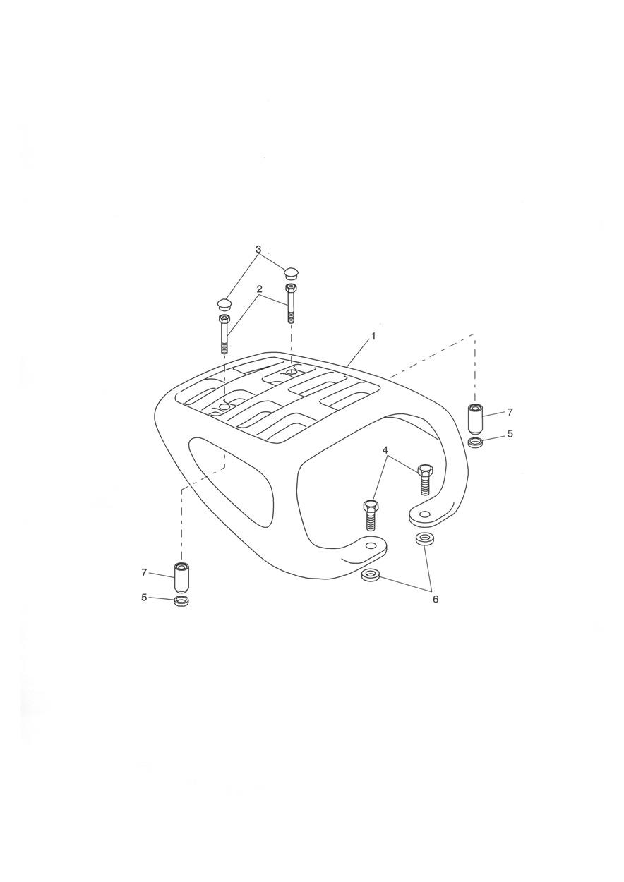 Rear Rack exploded diagram