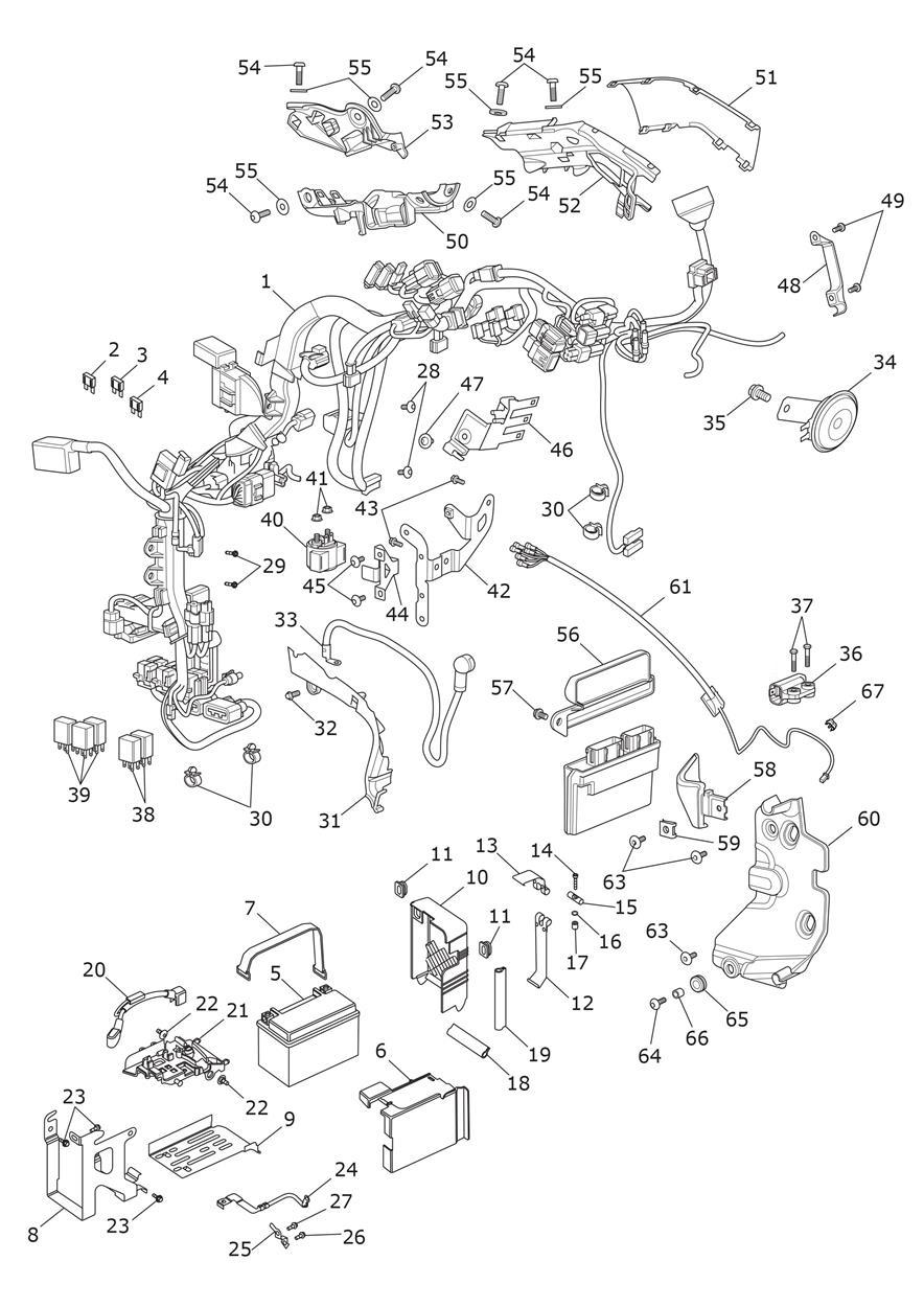 Electrical Equipment exploded diagram