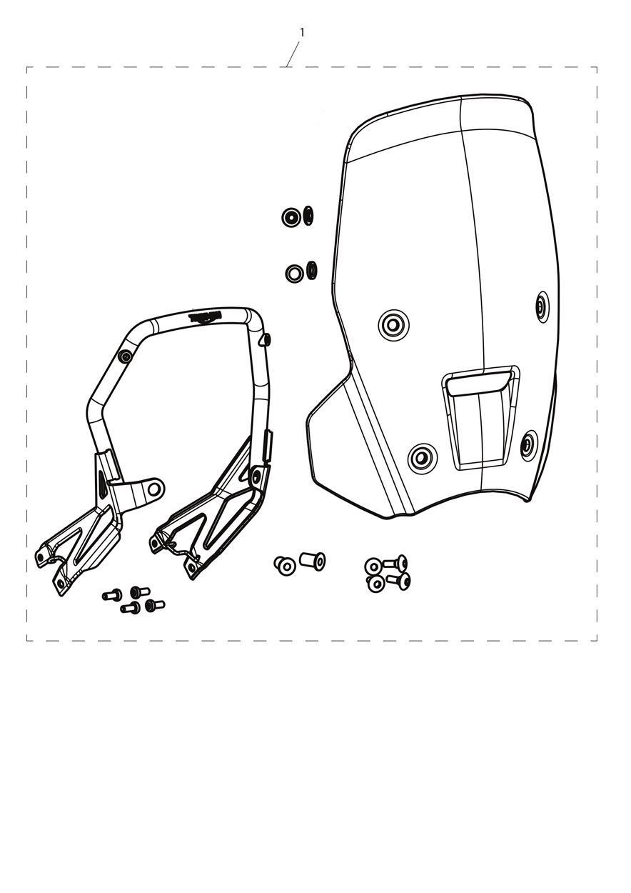 Screen, Tall exploded diagram