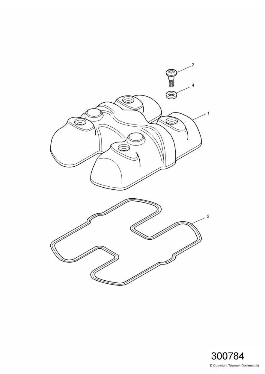 Cam Cover exploded diagram