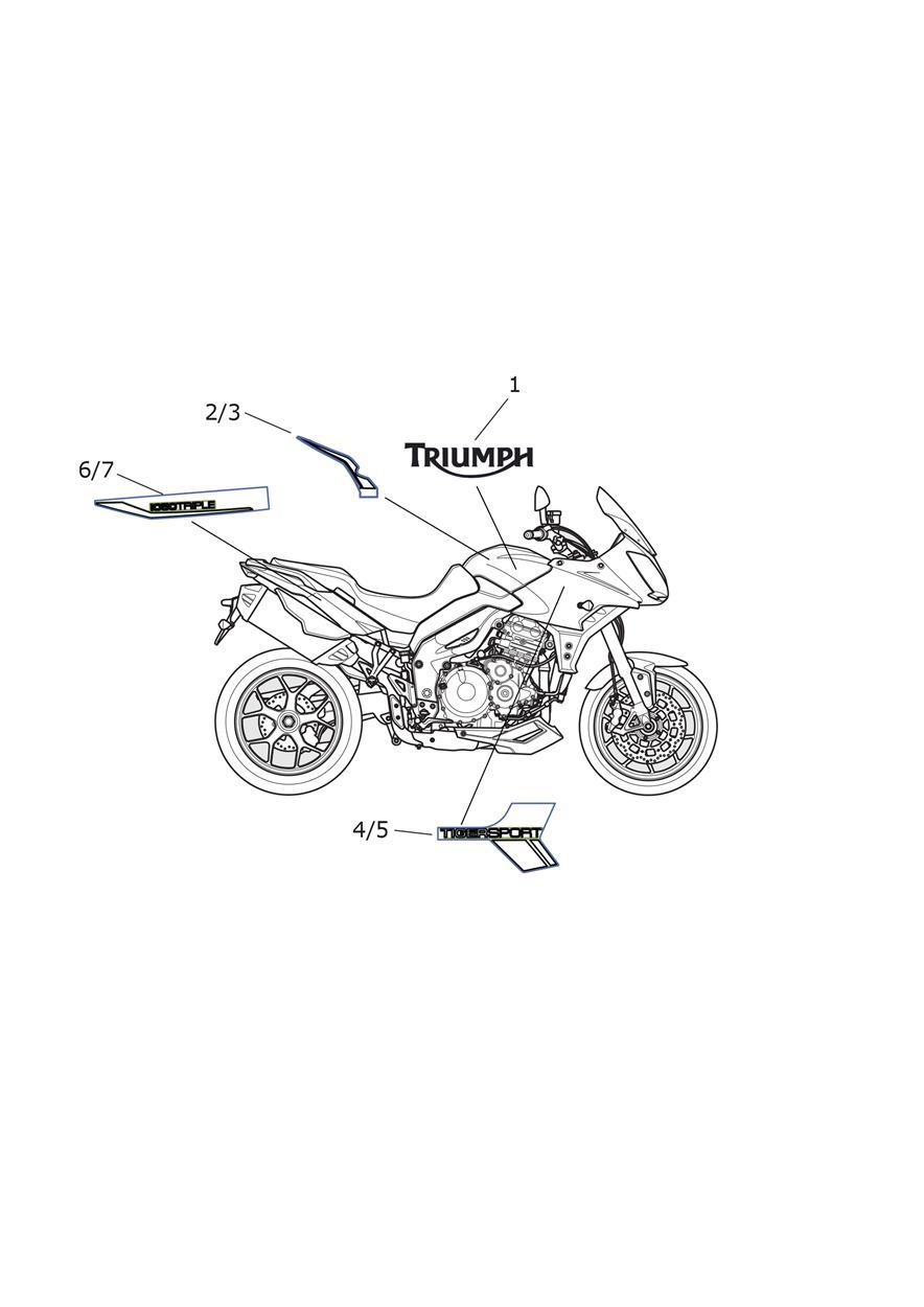 Decals exploded diagram