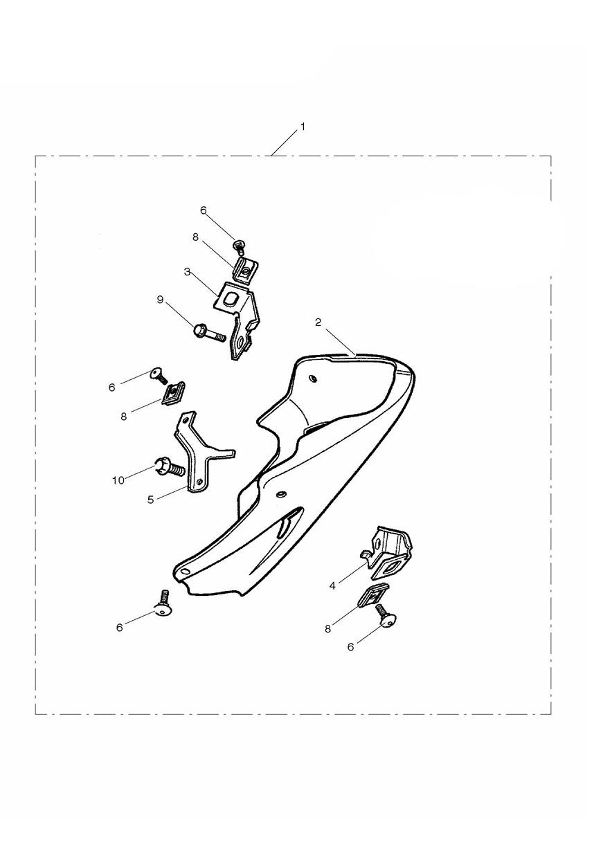 Bellypan Kit, Coloured exploded diagram