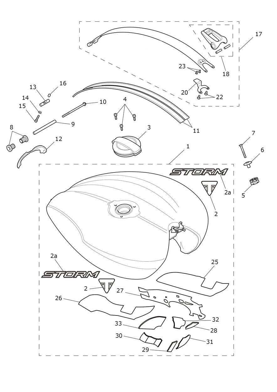 Fuel Tank exploded diagram