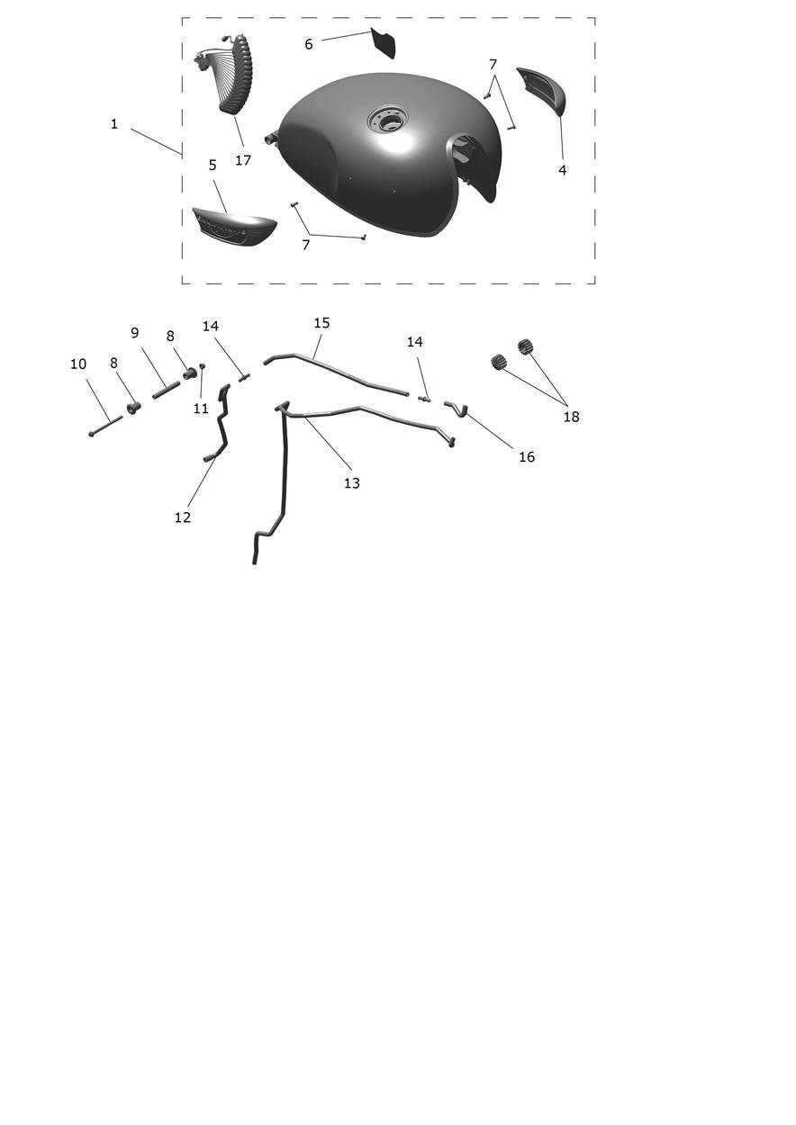 Fuel Tank exploded diagram