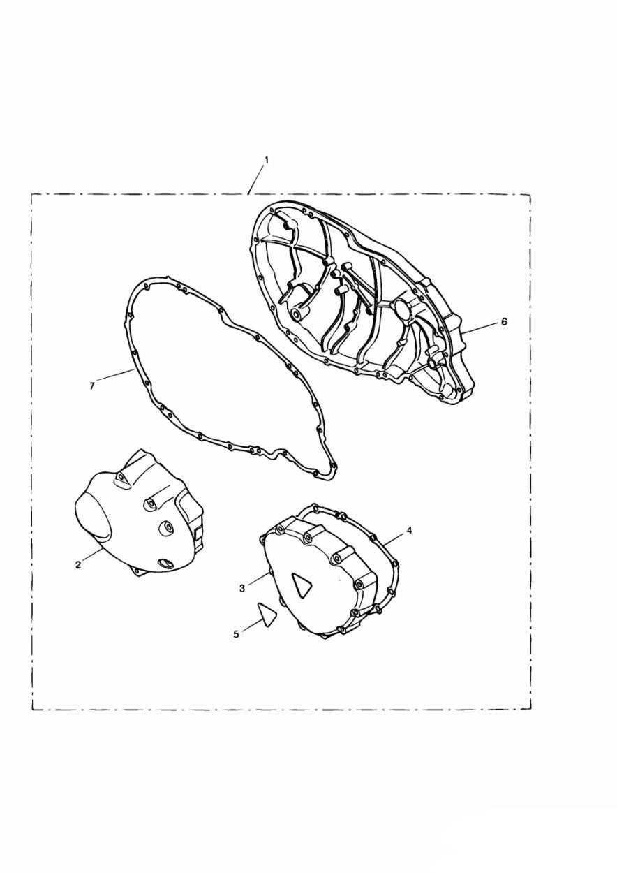 Chrome Kit, Engine Covers exploded diagram
