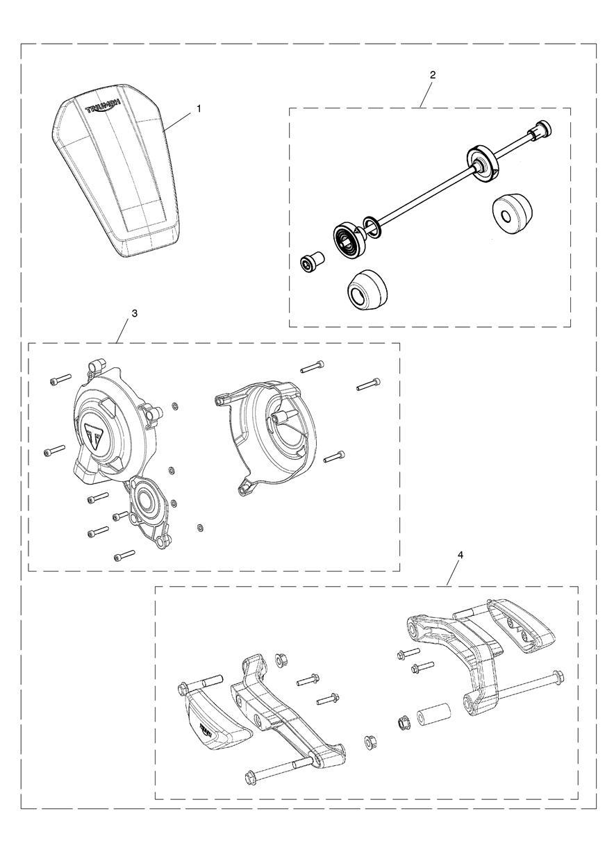 Protection Pack exploded diagram