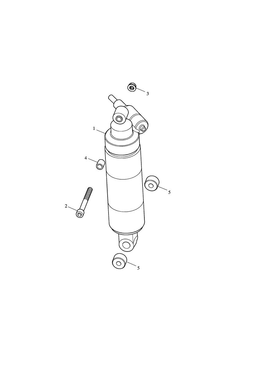 Rear Suspension Unit exploded diagram