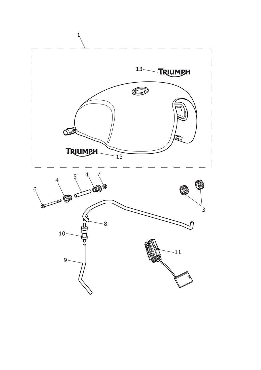 Fuel Tank exploded diagram