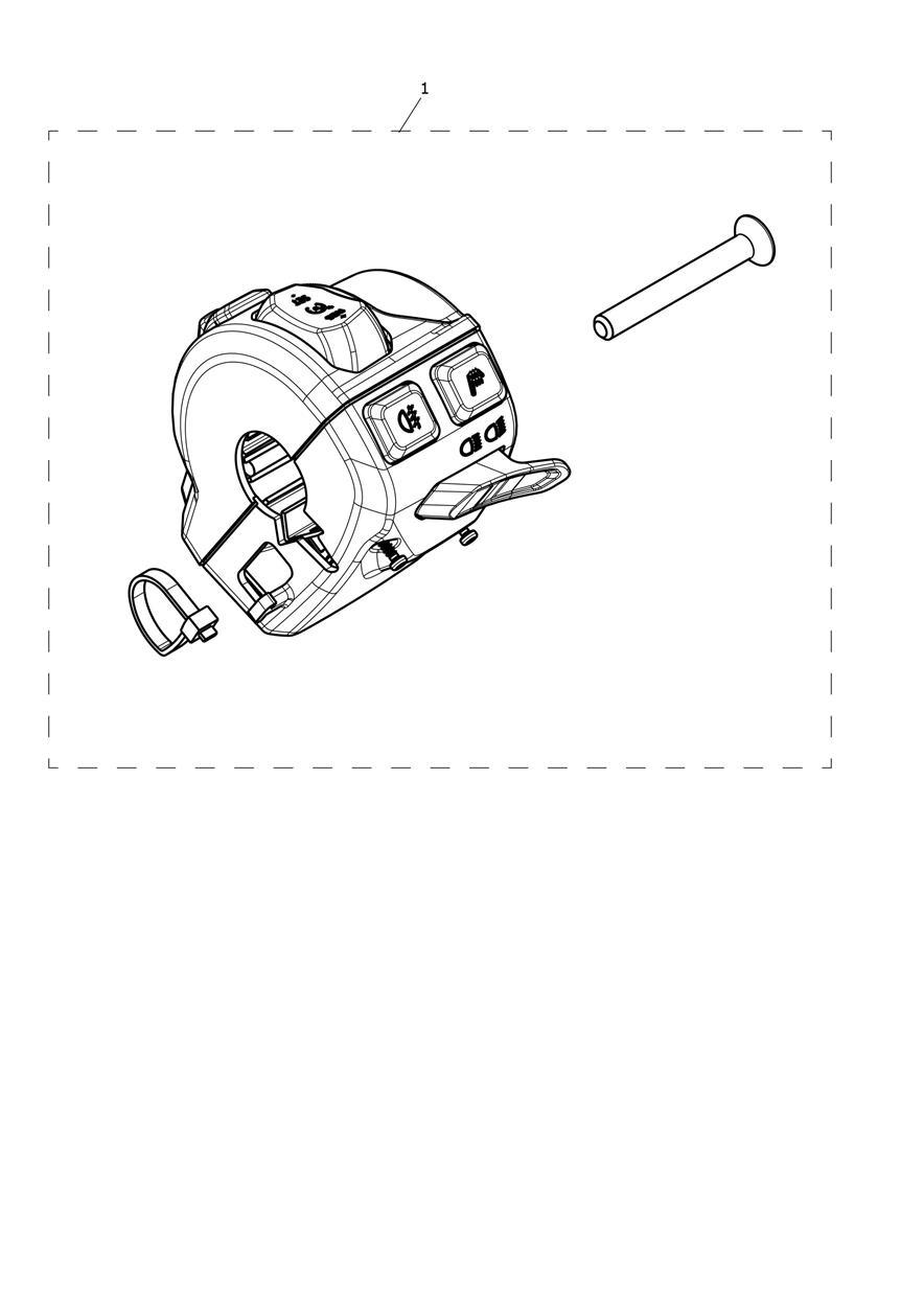 Cruise Control Kit, Non DRL exploded diagram