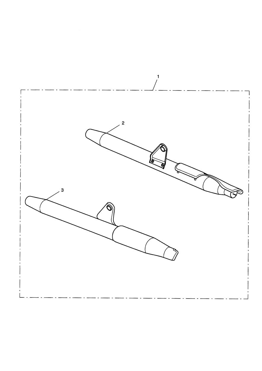 Silencer Kit, Tapered exploded diagram