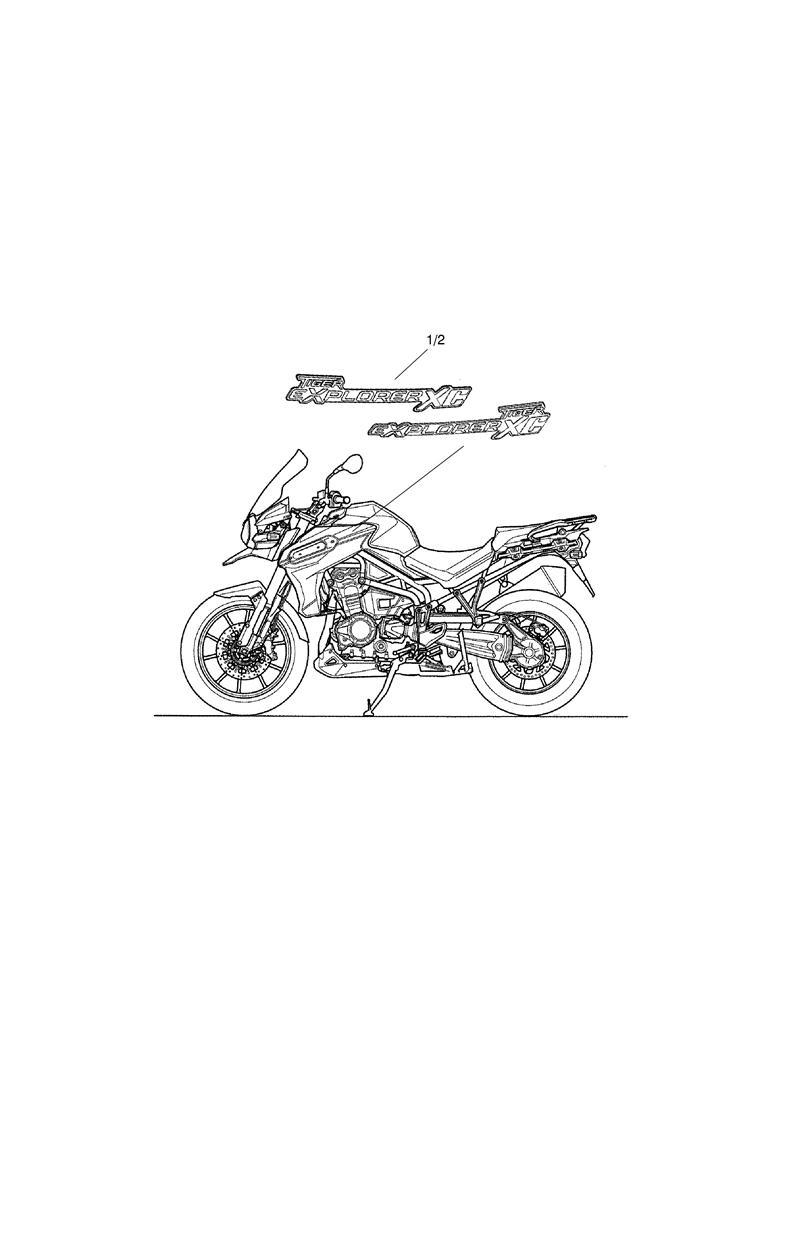 Decals/Badges exploded diagram