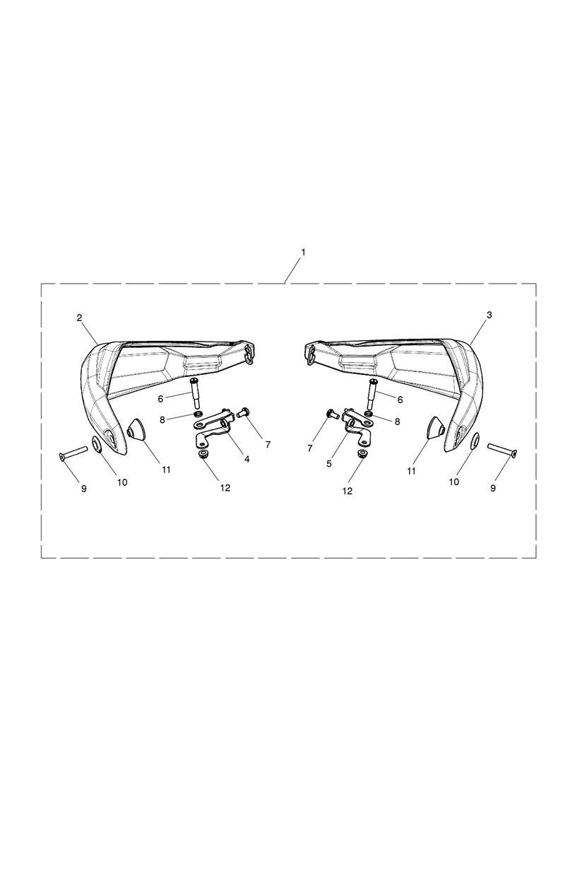 Hand Guard Kit exploded diagram