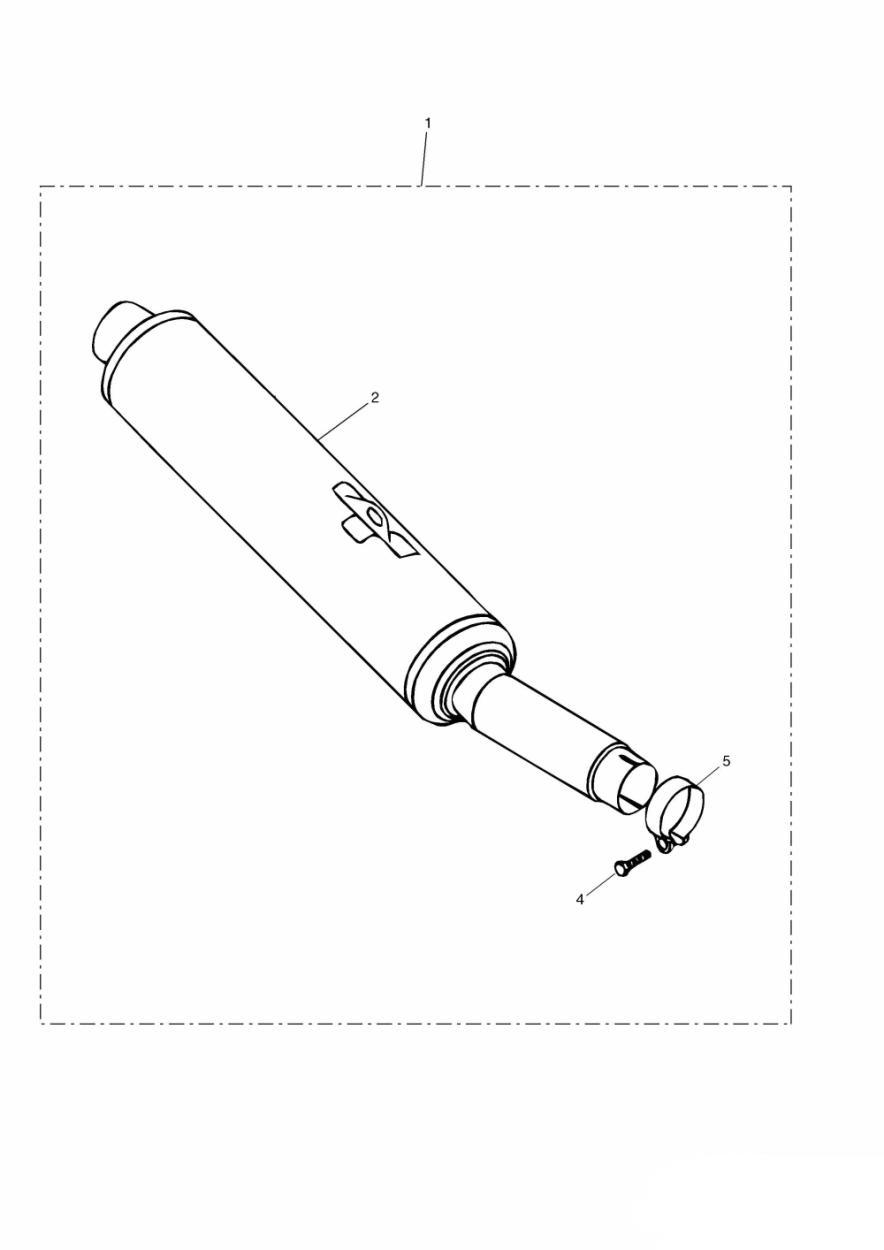 Silencer Kit, Hi-Level exploded diagram
