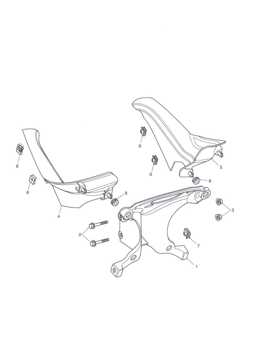 Cockpit Subframe exploded diagram