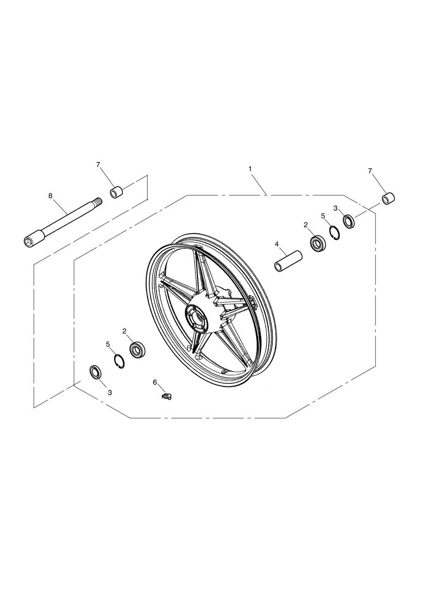 Front Wheel exploded diagram