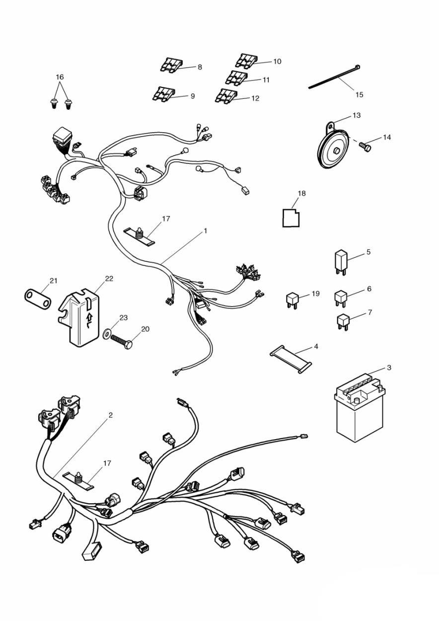 Electrical Equipment exploded diagram