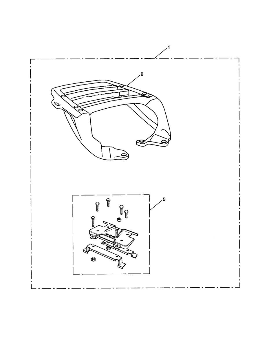 Top Rack Kit exploded diagram
