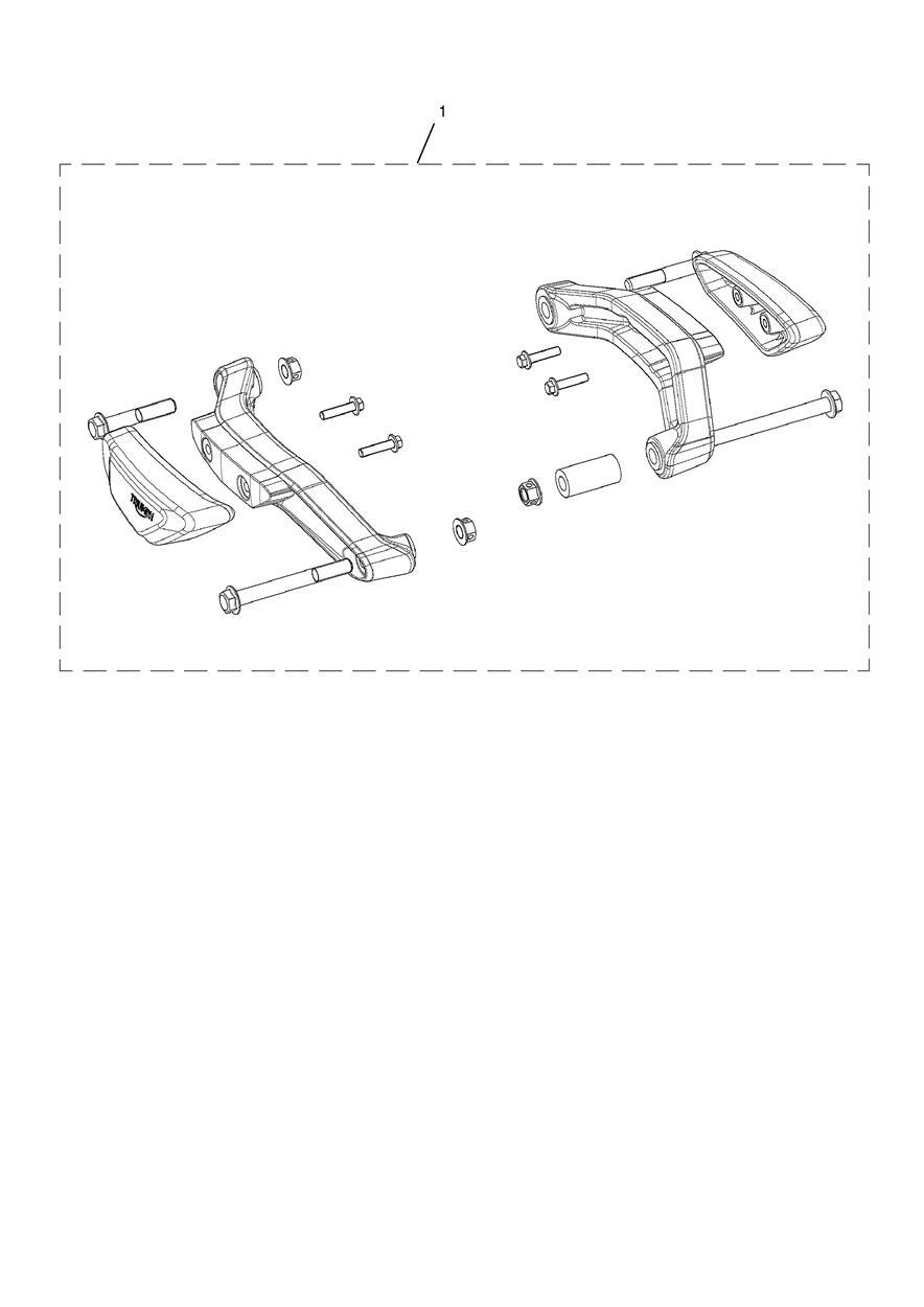 Frame Protector Kit exploded diagram