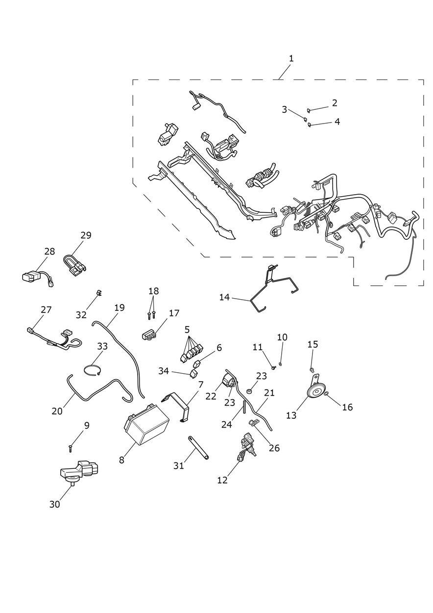 Electrical Equipment exploded diagram