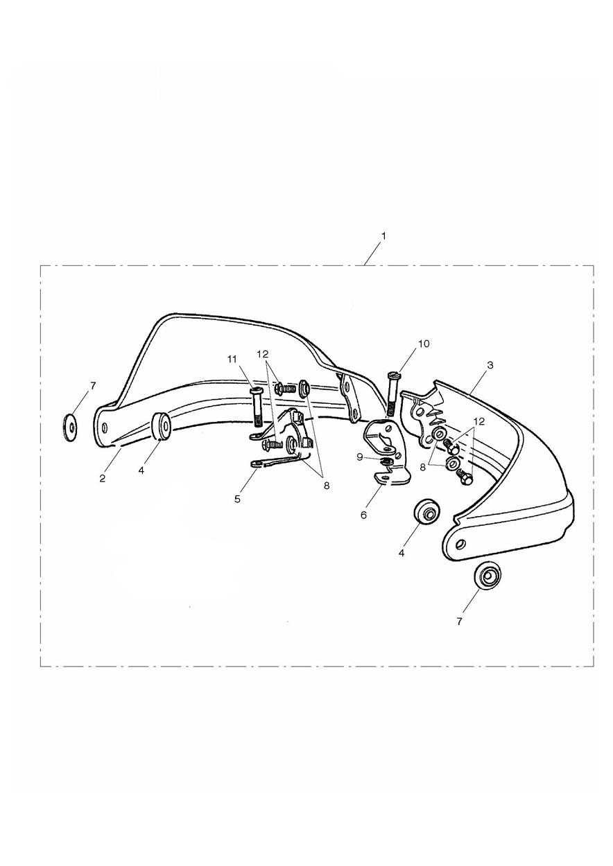Hand Guard Kit exploded diagram