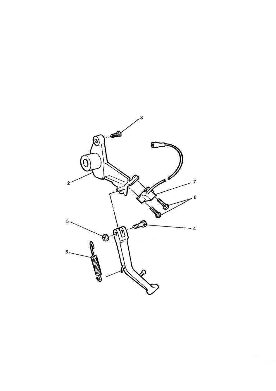 Side Stand exploded diagram