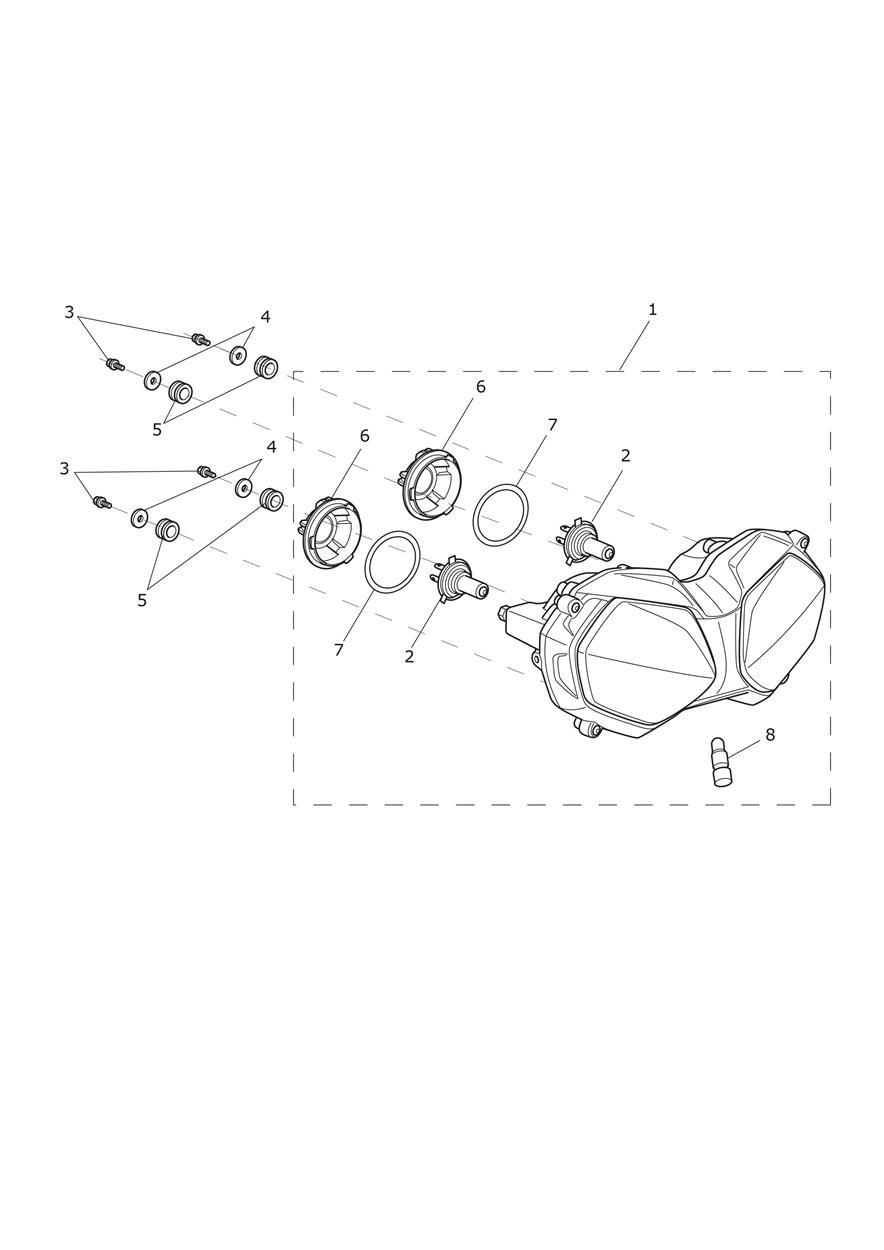 Headlight Assembly exploded diagram