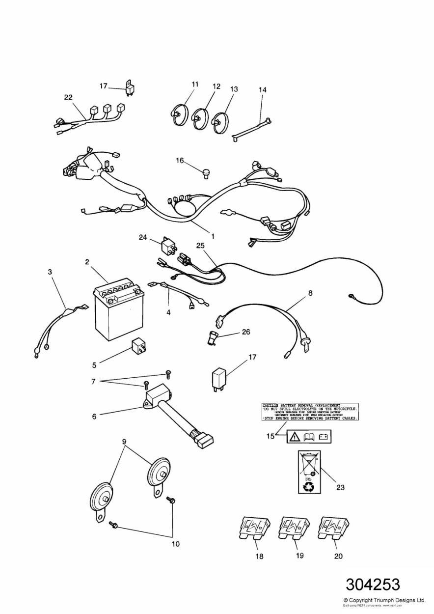 Electrical Equipment exploded diagram